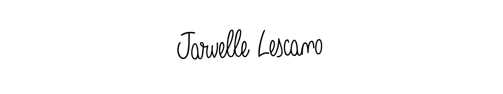 Create a beautiful signature design for name Jarvelle Lescano. With this signature (Angelique-Rose-font-FFP) fonts, you can make a handwritten signature for free. Jarvelle Lescano signature style 5 images and pictures png