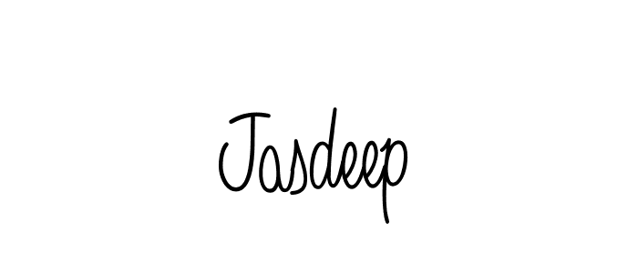 Jasdeep stylish signature style. Best Handwritten Sign (Angelique-Rose-font-FFP) for my name. Handwritten Signature Collection Ideas for my name Jasdeep. Jasdeep signature style 5 images and pictures png