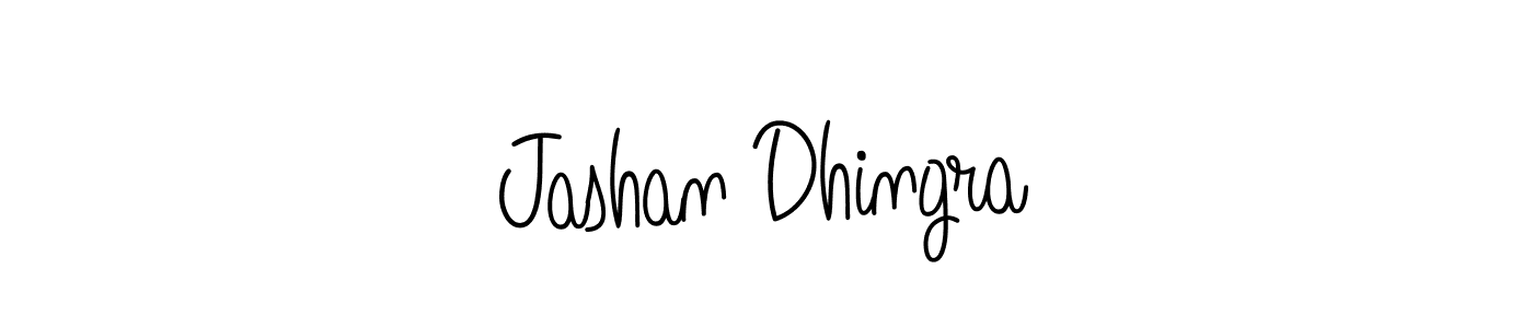 Create a beautiful signature design for name Jashan Dhingra. With this signature (Angelique-Rose-font-FFP) fonts, you can make a handwritten signature for free. Jashan Dhingra signature style 5 images and pictures png