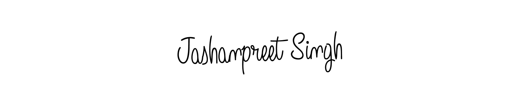 How to make Jashanpreet Singh signature? Angelique-Rose-font-FFP is a professional autograph style. Create handwritten signature for Jashanpreet Singh name. Jashanpreet Singh signature style 5 images and pictures png