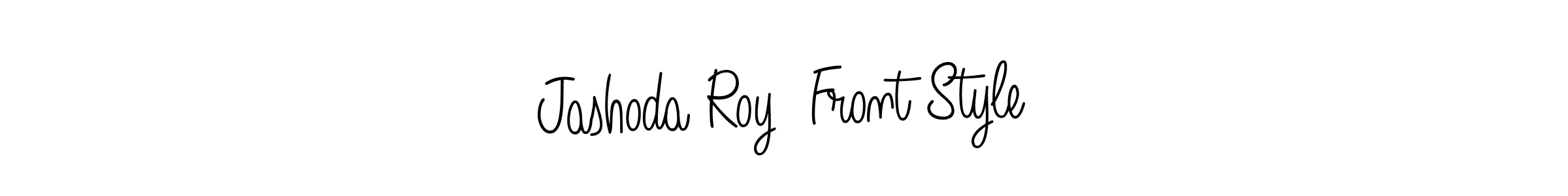 Design your own signature with our free online signature maker. With this signature software, you can create a handwritten (Angelique-Rose-font-FFP) signature for name Jashoda Roy  Front Style. Jashoda Roy  Front Style signature style 5 images and pictures png