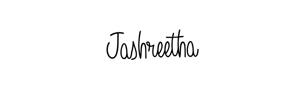 Use a signature maker to create a handwritten signature online. With this signature software, you can design (Angelique-Rose-font-FFP) your own signature for name Jashreetha. Jashreetha signature style 5 images and pictures png
