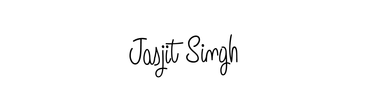 Make a beautiful signature design for name Jasjit Singh. With this signature (Angelique-Rose-font-FFP) style, you can create a handwritten signature for free. Jasjit Singh signature style 5 images and pictures png