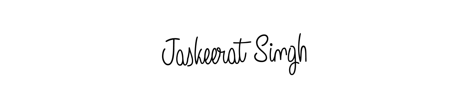 You should practise on your own different ways (Angelique-Rose-font-FFP) to write your name (Jaskeerat Singh) in signature. don't let someone else do it for you. Jaskeerat Singh signature style 5 images and pictures png