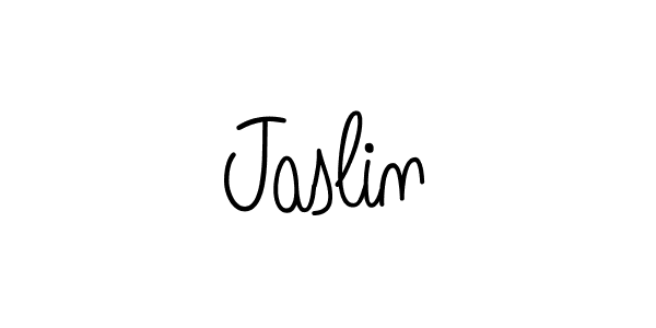 You should practise on your own different ways (Angelique-Rose-font-FFP) to write your name (Jaslin) in signature. don't let someone else do it for you. Jaslin signature style 5 images and pictures png