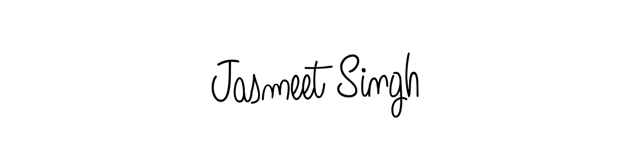 Create a beautiful signature design for name Jasmeet Singh. With this signature (Angelique-Rose-font-FFP) fonts, you can make a handwritten signature for free. Jasmeet Singh signature style 5 images and pictures png