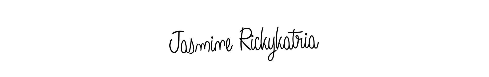 Angelique-Rose-font-FFP is a professional signature style that is perfect for those who want to add a touch of class to their signature. It is also a great choice for those who want to make their signature more unique. Get Jasmine Rickykatria name to fancy signature for free. Jasmine Rickykatria signature style 5 images and pictures png