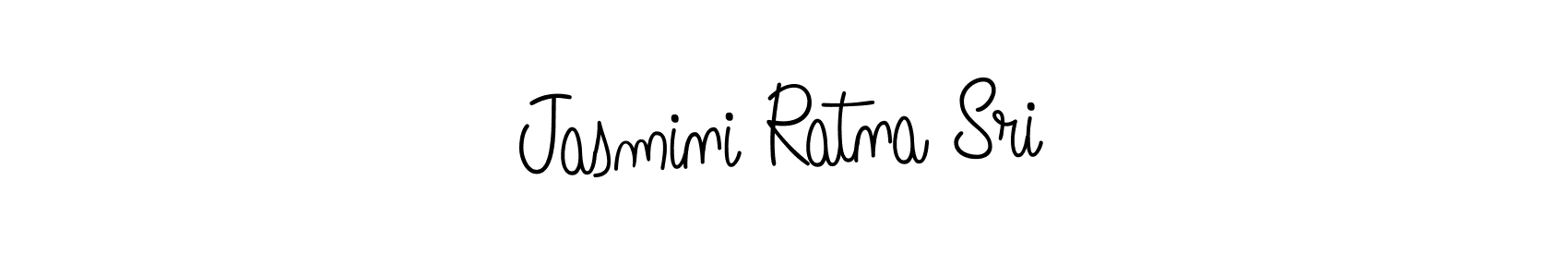 Make a beautiful signature design for name Jasmini Ratna Sri. With this signature (Angelique-Rose-font-FFP) style, you can create a handwritten signature for free. Jasmini Ratna Sri signature style 5 images and pictures png