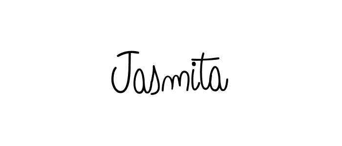 How to Draw Jasmita signature style? Angelique-Rose-font-FFP is a latest design signature styles for name Jasmita. Jasmita signature style 5 images and pictures png