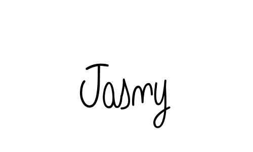 How to make Jasny name signature. Use Angelique-Rose-font-FFP style for creating short signs online. This is the latest handwritten sign. Jasny signature style 5 images and pictures png