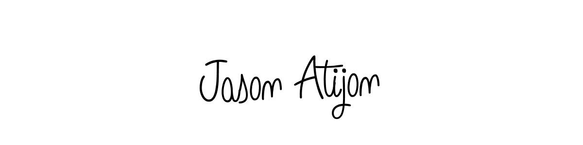 Also we have Jason Atijon name is the best signature style. Create professional handwritten signature collection using Angelique-Rose-font-FFP autograph style. Jason Atijon signature style 5 images and pictures png