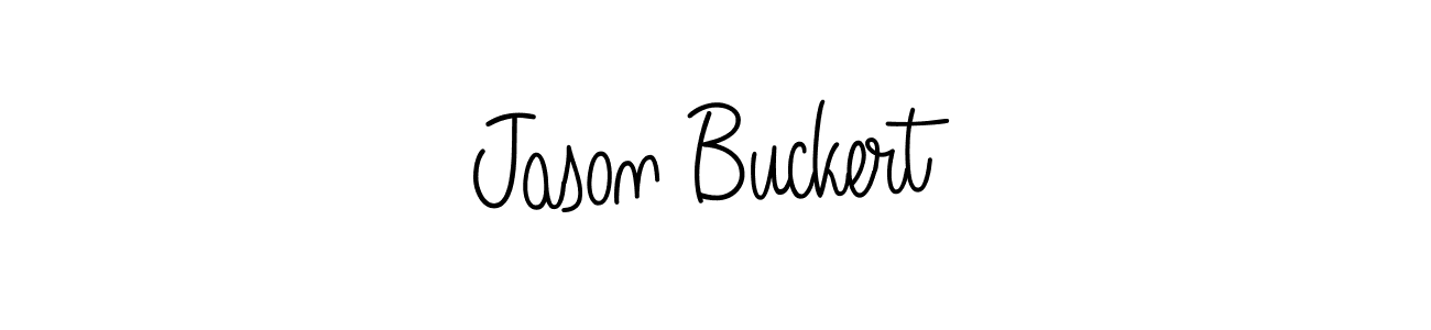 How to make Jason Buckert name signature. Use Angelique-Rose-font-FFP style for creating short signs online. This is the latest handwritten sign. Jason Buckert signature style 5 images and pictures png