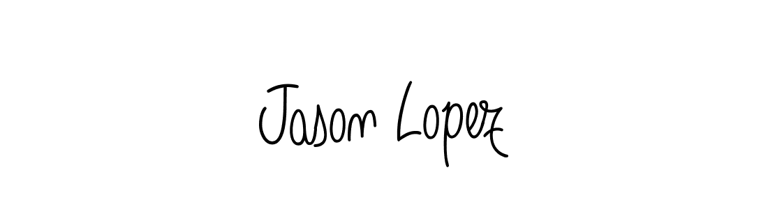 The best way (Angelique-Rose-font-FFP) to make a short signature is to pick only two or three words in your name. The name Jason Lopez include a total of six letters. For converting this name. Jason Lopez signature style 5 images and pictures png