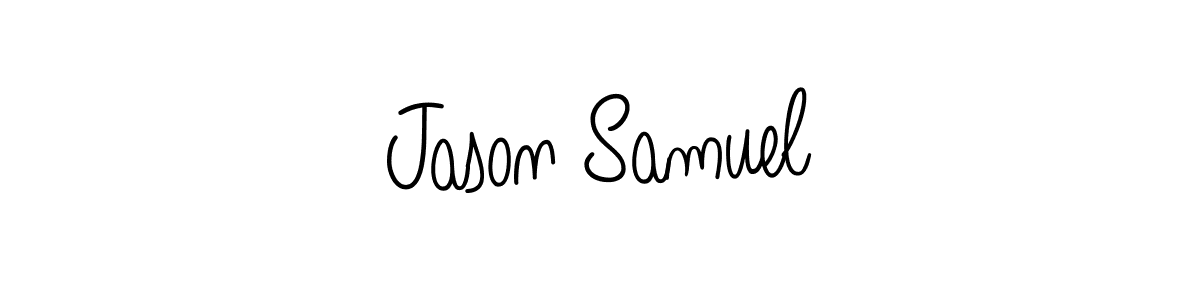 Make a beautiful signature design for name Jason Samuel. With this signature (Angelique-Rose-font-FFP) style, you can create a handwritten signature for free. Jason Samuel signature style 5 images and pictures png