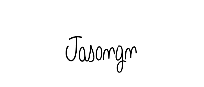 Create a beautiful signature design for name Jasongn. With this signature (Angelique-Rose-font-FFP) fonts, you can make a handwritten signature for free. Jasongn signature style 5 images and pictures png