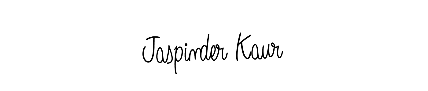 Use a signature maker to create a handwritten signature online. With this signature software, you can design (Angelique-Rose-font-FFP) your own signature for name Jaspinder Kaur. Jaspinder Kaur signature style 5 images and pictures png