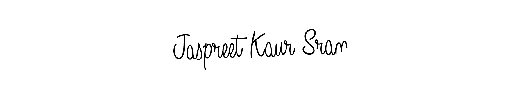 How to make Jaspreet Kaur Sran signature? Angelique-Rose-font-FFP is a professional autograph style. Create handwritten signature for Jaspreet Kaur Sran name. Jaspreet Kaur Sran signature style 5 images and pictures png