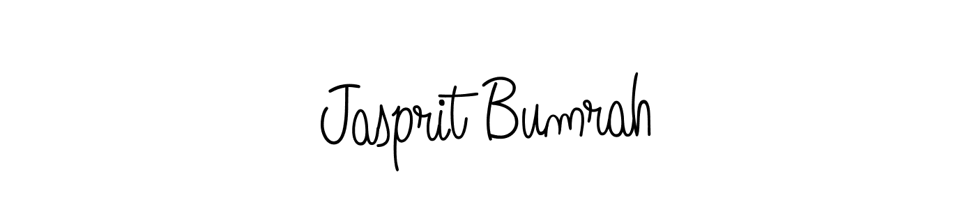 The best way (Angelique-Rose-font-FFP) to make a short signature is to pick only two or three words in your name. The name Jasprit Bumrah include a total of six letters. For converting this name. Jasprit Bumrah signature style 5 images and pictures png