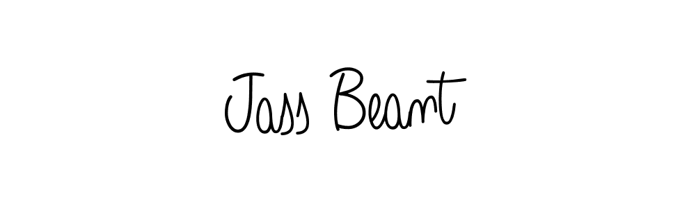 Make a beautiful signature design for name Jass Beant. With this signature (Angelique-Rose-font-FFP) style, you can create a handwritten signature for free. Jass Beant signature style 5 images and pictures png