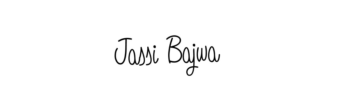 Jassi Bajwa stylish signature style. Best Handwritten Sign (Angelique-Rose-font-FFP) for my name. Handwritten Signature Collection Ideas for my name Jassi Bajwa. Jassi Bajwa signature style 5 images and pictures png