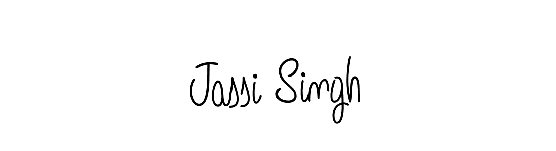 Design your own signature with our free online signature maker. With this signature software, you can create a handwritten (Angelique-Rose-font-FFP) signature for name Jassi Singh. Jassi Singh signature style 5 images and pictures png