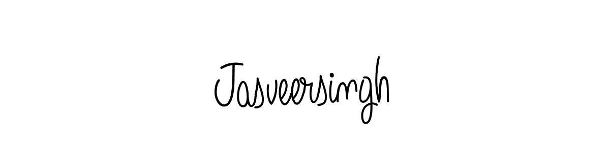 How to make Jasveersingh name signature. Use Angelique-Rose-font-FFP style for creating short signs online. This is the latest handwritten sign. Jasveersingh signature style 5 images and pictures png