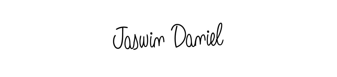 You can use this online signature creator to create a handwritten signature for the name Jaswin Daniel. This is the best online autograph maker. Jaswin Daniel signature style 5 images and pictures png