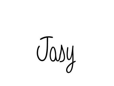 Use a signature maker to create a handwritten signature online. With this signature software, you can design (Angelique-Rose-font-FFP) your own signature for name Jasy. Jasy signature style 5 images and pictures png