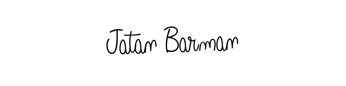 Make a beautiful signature design for name Jatan Barman. With this signature (Angelique-Rose-font-FFP) style, you can create a handwritten signature for free. Jatan Barman signature style 5 images and pictures png