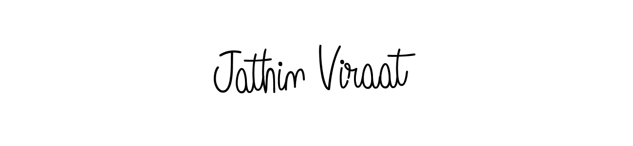 Jathin Viraat stylish signature style. Best Handwritten Sign (Angelique-Rose-font-FFP) for my name. Handwritten Signature Collection Ideas for my name Jathin Viraat. Jathin Viraat signature style 5 images and pictures png