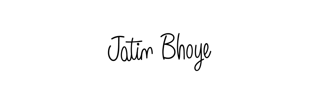 Use a signature maker to create a handwritten signature online. With this signature software, you can design (Angelique-Rose-font-FFP) your own signature for name Jatin Bhoye. Jatin Bhoye signature style 5 images and pictures png