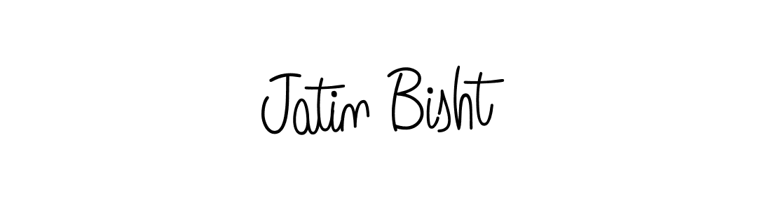 Make a beautiful signature design for name Jatin Bisht. With this signature (Angelique-Rose-font-FFP) style, you can create a handwritten signature for free. Jatin Bisht signature style 5 images and pictures png