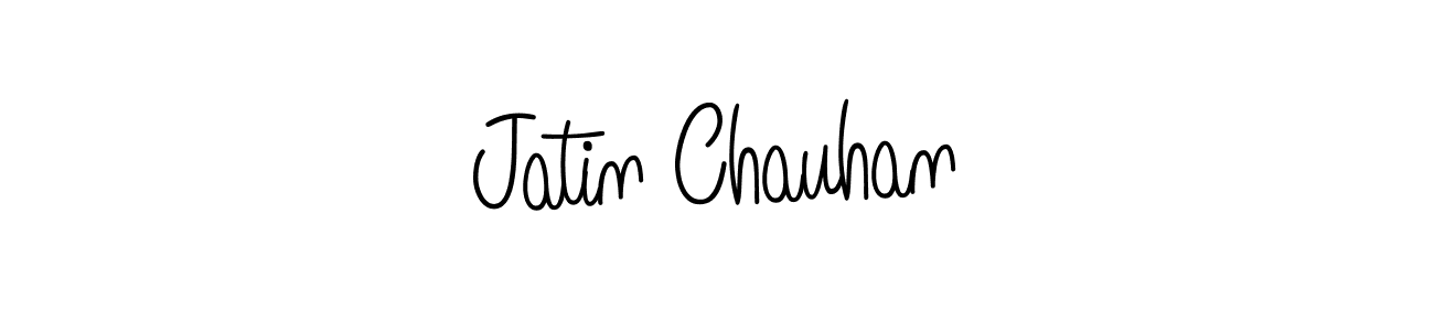 Jatin Chauhan stylish signature style. Best Handwritten Sign (Angelique-Rose-font-FFP) for my name. Handwritten Signature Collection Ideas for my name Jatin Chauhan. Jatin Chauhan signature style 5 images and pictures png