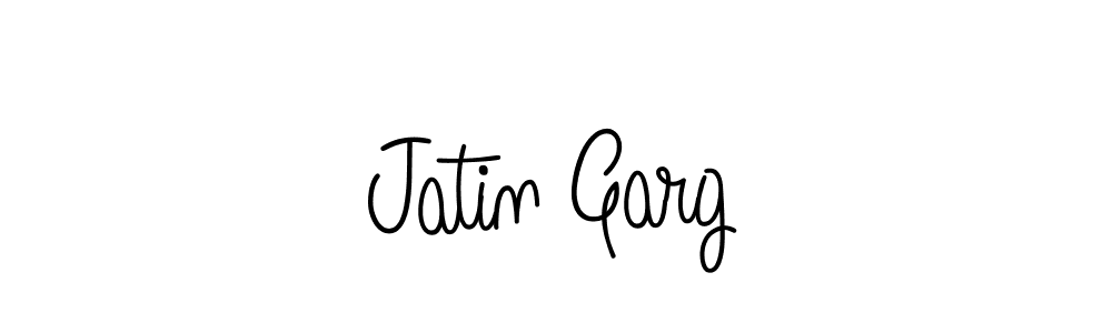 Use a signature maker to create a handwritten signature online. With this signature software, you can design (Angelique-Rose-font-FFP) your own signature for name Jatin Garg. Jatin Garg signature style 5 images and pictures png