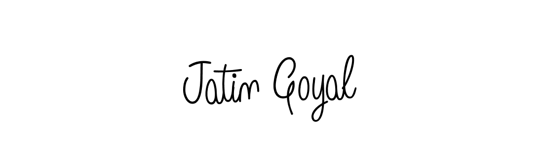 How to make Jatin Goyal name signature. Use Angelique-Rose-font-FFP style for creating short signs online. This is the latest handwritten sign. Jatin Goyal signature style 5 images and pictures png