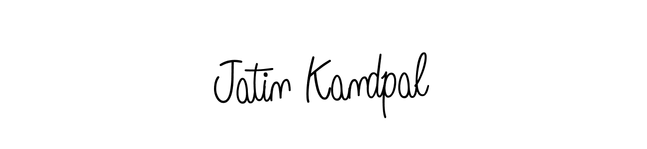 Design your own signature with our free online signature maker. With this signature software, you can create a handwritten (Angelique-Rose-font-FFP) signature for name Jatin Kandpal. Jatin Kandpal signature style 5 images and pictures png