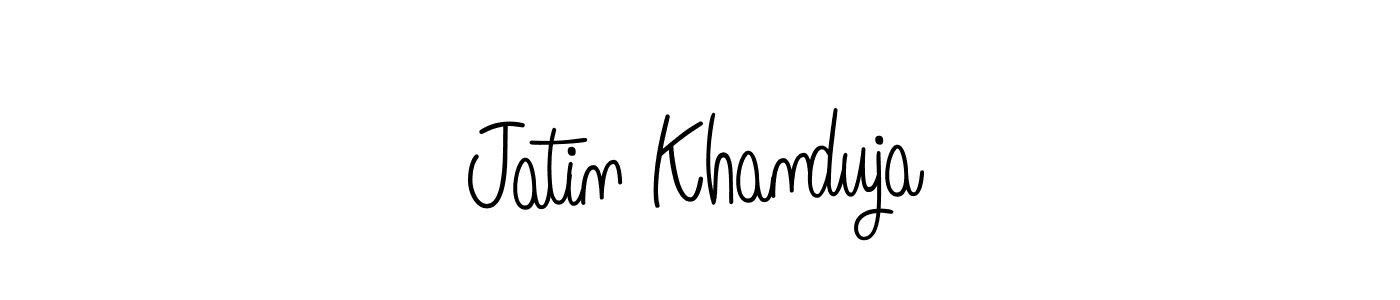 Similarly Angelique-Rose-font-FFP is the best handwritten signature design. Signature creator online .You can use it as an online autograph creator for name Jatin Khanduja. Jatin Khanduja signature style 5 images and pictures png