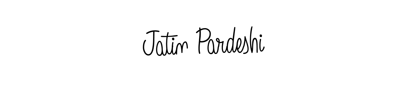 It looks lik you need a new signature style for name Jatin Pardeshi. Design unique handwritten (Angelique-Rose-font-FFP) signature with our free signature maker in just a few clicks. Jatin Pardeshi signature style 5 images and pictures png