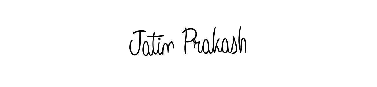 Jatin Prakash stylish signature style. Best Handwritten Sign (Angelique-Rose-font-FFP) for my name. Handwritten Signature Collection Ideas for my name Jatin Prakash. Jatin Prakash signature style 5 images and pictures png