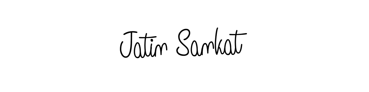 How to make Jatin Sankat name signature. Use Angelique-Rose-font-FFP style for creating short signs online. This is the latest handwritten sign. Jatin Sankat signature style 5 images and pictures png