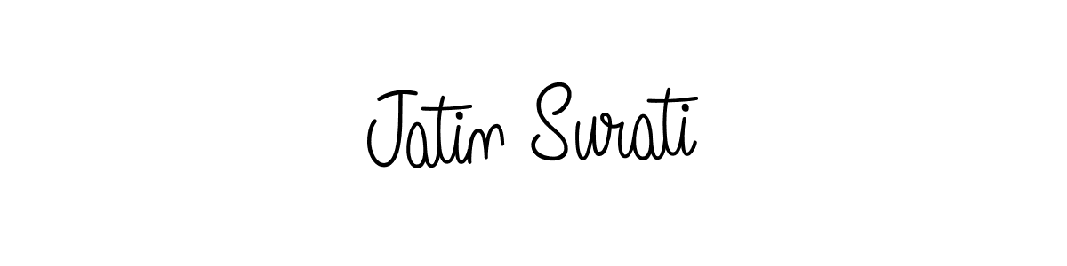 Also we have Jatin Surati name is the best signature style. Create professional handwritten signature collection using Angelique-Rose-font-FFP autograph style. Jatin Surati signature style 5 images and pictures png