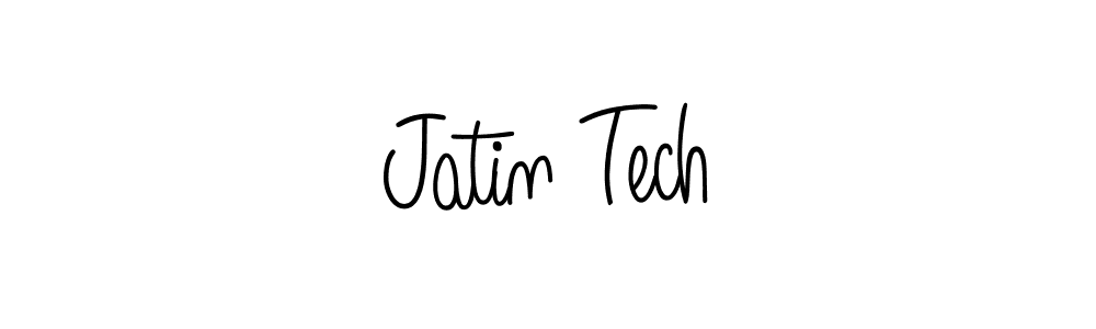 The best way (Angelique-Rose-font-FFP) to make a short signature is to pick only two or three words in your name. The name Jatin Tech include a total of six letters. For converting this name. Jatin Tech signature style 5 images and pictures png