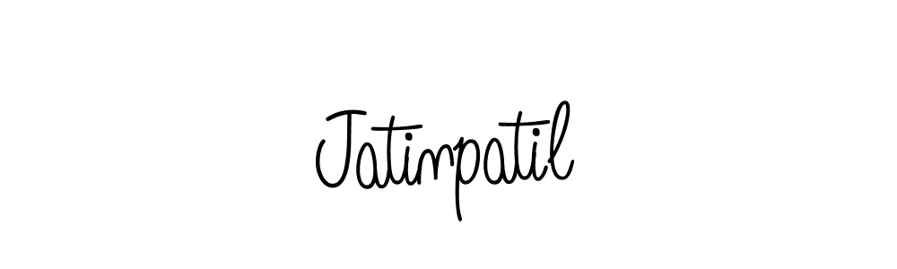 Use a signature maker to create a handwritten signature online. With this signature software, you can design (Angelique-Rose-font-FFP) your own signature for name Jatinpatil. Jatinpatil signature style 5 images and pictures png