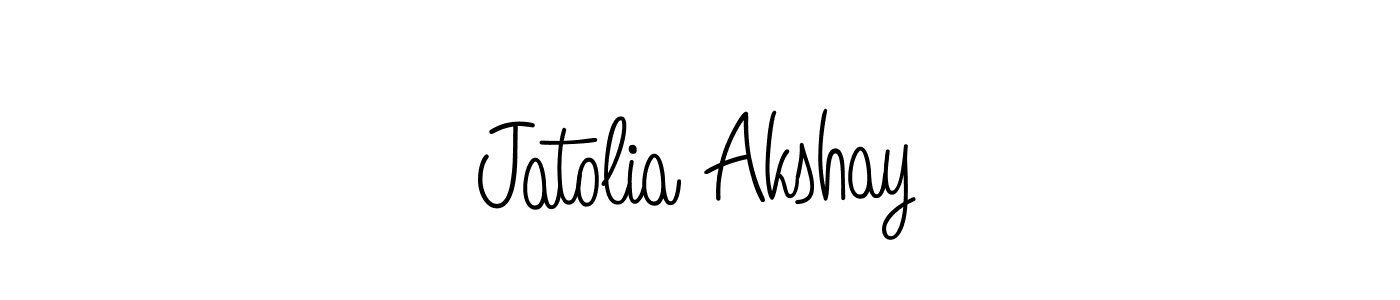 Similarly Angelique-Rose-font-FFP is the best handwritten signature design. Signature creator online .You can use it as an online autograph creator for name Jatolia Akshay. Jatolia Akshay signature style 5 images and pictures png