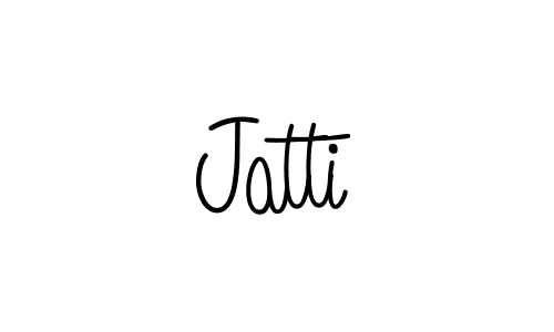 How to Draw Jatti signature style? Angelique-Rose-font-FFP is a latest design signature styles for name Jatti. Jatti signature style 5 images and pictures png