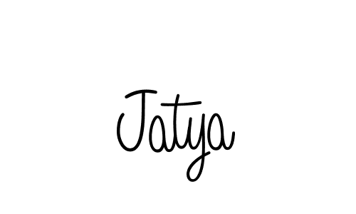 Also we have Jatya name is the best signature style. Create professional handwritten signature collection using Angelique-Rose-font-FFP autograph style. Jatya signature style 5 images and pictures png