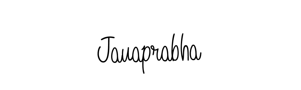Angelique-Rose-font-FFP is a professional signature style that is perfect for those who want to add a touch of class to their signature. It is also a great choice for those who want to make their signature more unique. Get Jauaprabha name to fancy signature for free. Jauaprabha signature style 5 images and pictures png