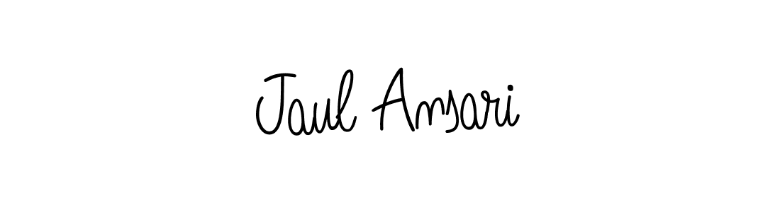 Similarly Angelique-Rose-font-FFP is the best handwritten signature design. Signature creator online .You can use it as an online autograph creator for name Jaul Ansari. Jaul Ansari signature style 5 images and pictures png