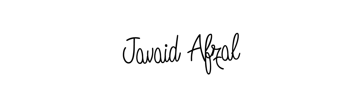 Create a beautiful signature design for name Javaid Afzal. With this signature (Angelique-Rose-font-FFP) fonts, you can make a handwritten signature for free. Javaid Afzal signature style 5 images and pictures png