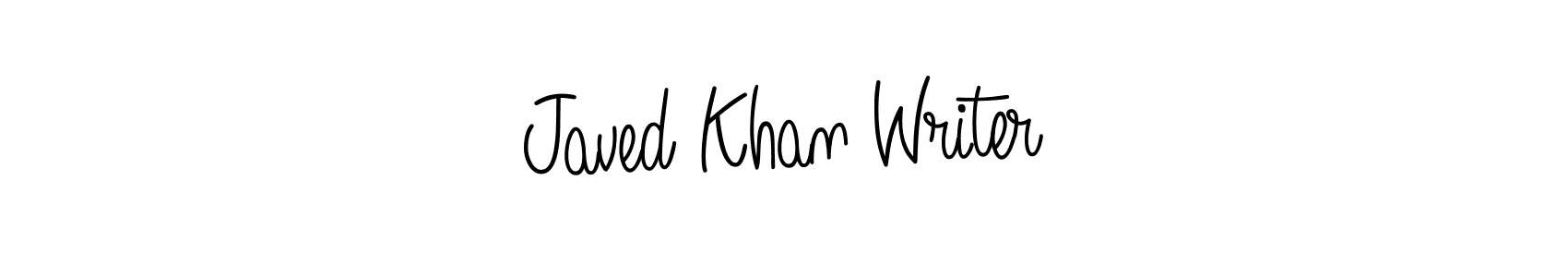 The best way (Angelique-Rose-font-FFP) to make a short signature is to pick only two or three words in your name. The name Javed Khan Writer include a total of six letters. For converting this name. Javed Khan Writer signature style 5 images and pictures png